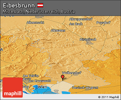 Political Panoramic Map of Eibesbrunn