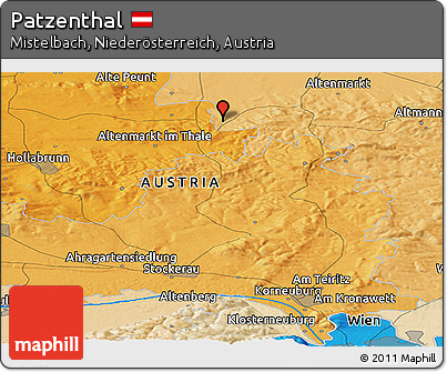 Political Panoramic Map of Patzenthal