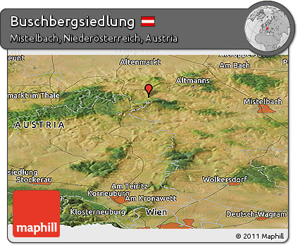 Satellite Panoramic Map of Buschbergsiedlung