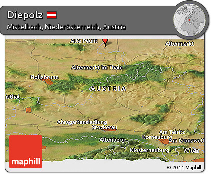 Satellite Panoramic Map of Diepolz