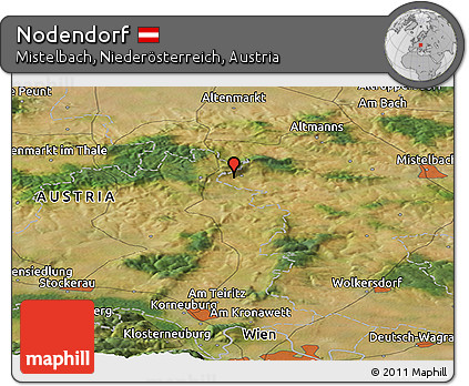 Satellite Panoramic Map of Nodendorf
