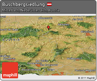 Satellite Panoramic Map of Buschbergsiedlung