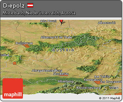 Satellite Panoramic Map of Diepolz