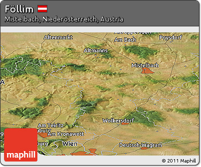 Satellite Panoramic Map of Föllim