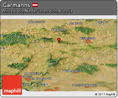 Satellite Panoramic Map of Garmanns