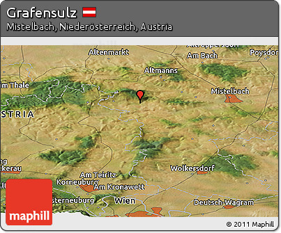 Satellite Panoramic Map of Grafensulz