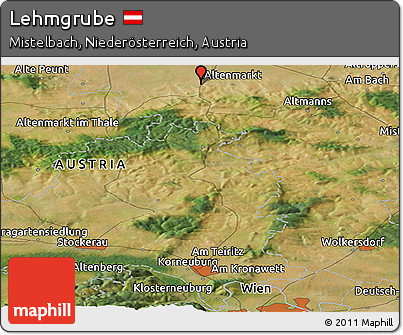 Satellite Panoramic Map of Lehmgrube