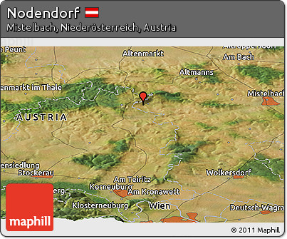 Satellite Panoramic Map of Nodendorf