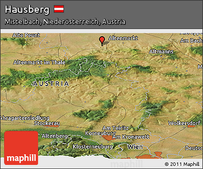 Satellite Panoramic Map of Hausberg