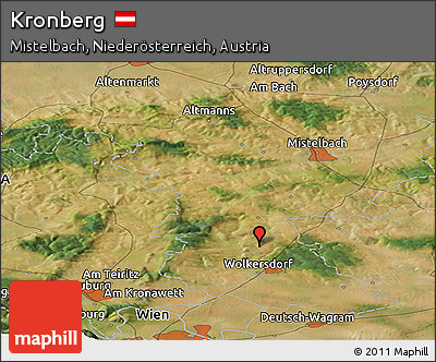 Satellite Panoramic Map of Kronberg