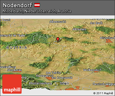 Satellite Panoramic Map of Nodendorf