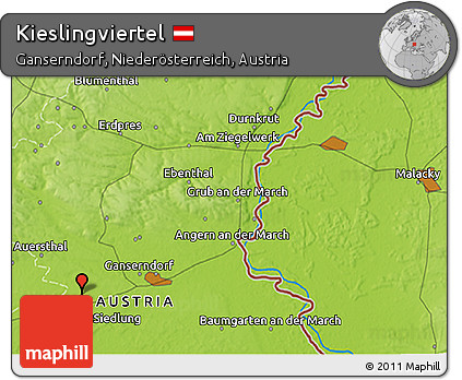 Physical 3D Map of Kieslingviertel
