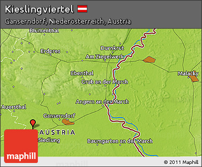 Physical 3D Map of Kieslingviertel