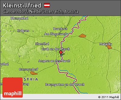 Physical 3D Map of Kleinstillfried