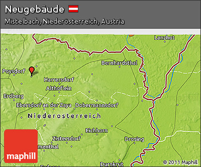 Physical 3D Map of Neugebäude
