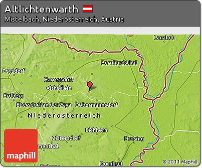 Physical 3D Map of Altlichtenwarth