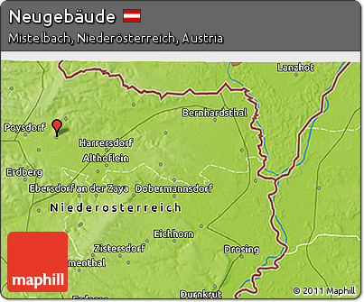 Physical 3D Map of Neugebäude