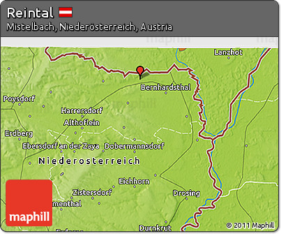 Physical 3D Map of Reintal