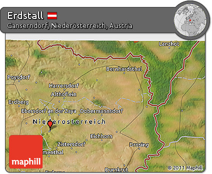 Satellite 3D Map of Erdstall