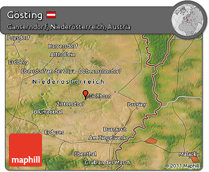 Satellite 3D Map of Gösting