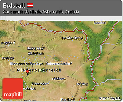 Satellite 3D Map of Erdstall
