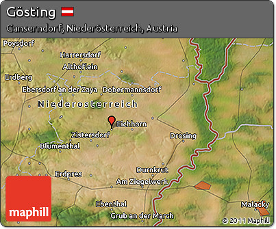 Satellite 3D Map of Gösting