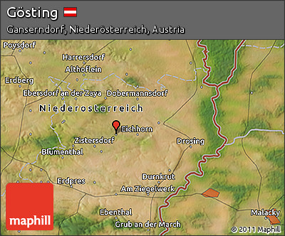 Satellite 3D Map of Gösting