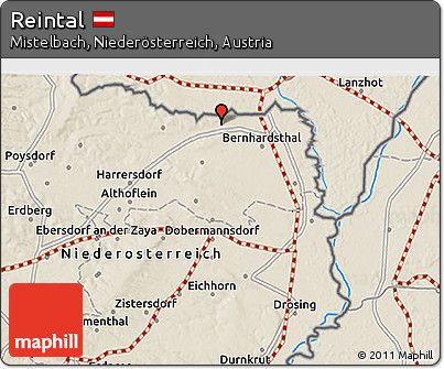 Shaded Relief 3D Map of Reintal