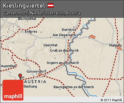 Shaded Relief 3D Map of Kieslingviertel