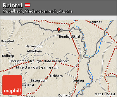 Shaded Relief 3D Map of Reintal