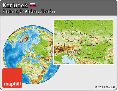 Physical Location Map of Karlubek