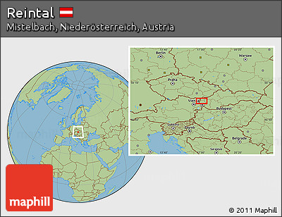 Savanna Style Location Map of Reintal