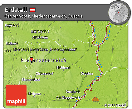 Physical Map of Erdstall