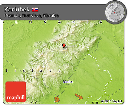 Physical Map of Karlubek