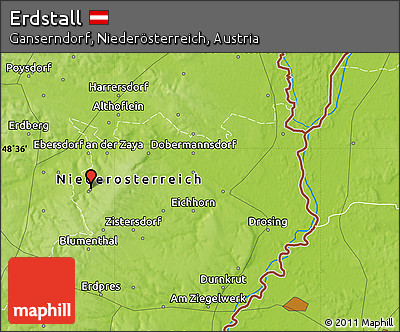 Physical Map of Erdstall