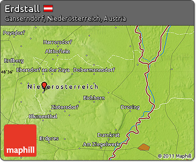 Physical Map of Erdstall