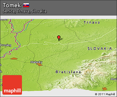 Physical Panoramic Map of Tomek