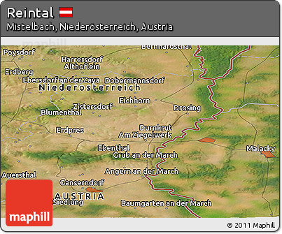 Satellite Panoramic Map of Reintal