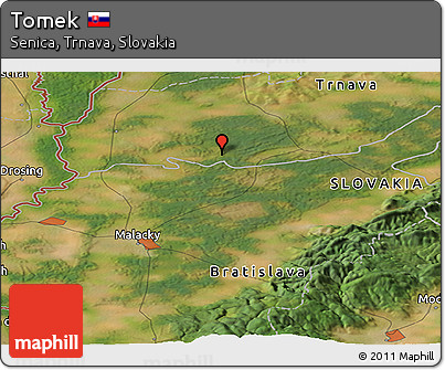Satellite Panoramic Map of Tomek