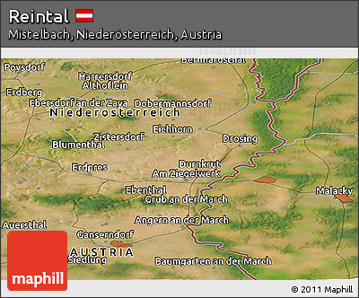Satellite Panoramic Map of Reintal