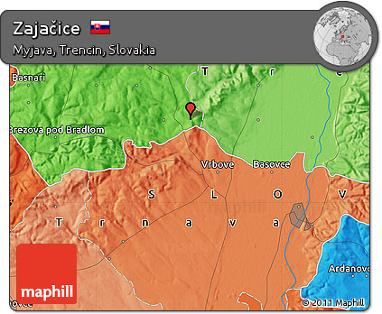 Political Map of Zajačice