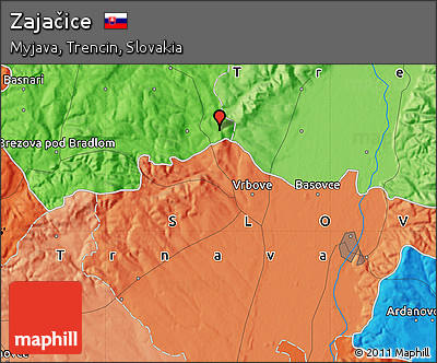 Political Map of Zajačice