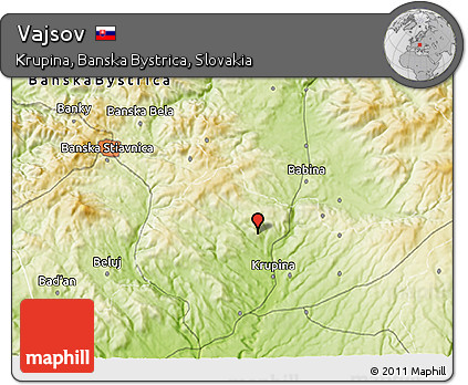 Physical 3D Map of Vajsov
