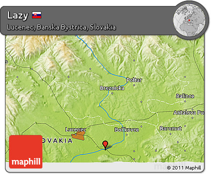 Physical 3D Map of Lazy