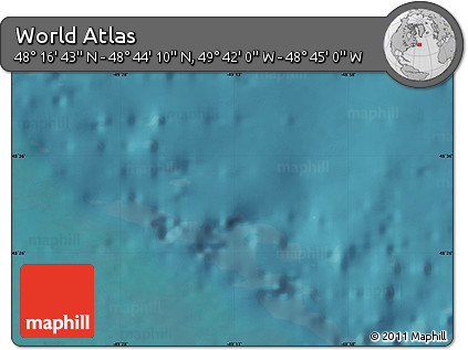 Satellite Map of the Area around 48° 30' 27" N, 49° 13' 30" W