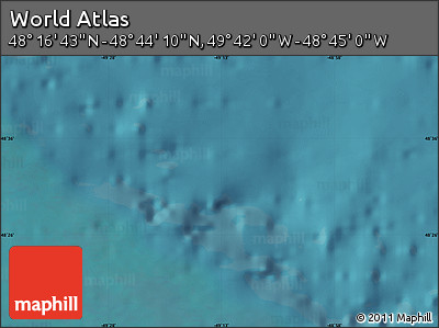 Satellite Map of the Area around 48° 30' 27" N, 49° 13' 30" W