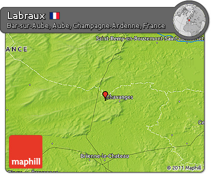 Physical 3D Map of Labraux