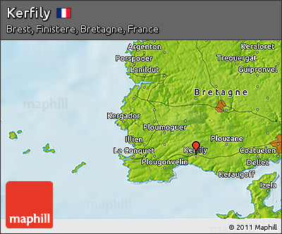 Physical 3D Map of Kerfily