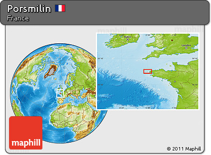 Physical Location Map of Porsmilin