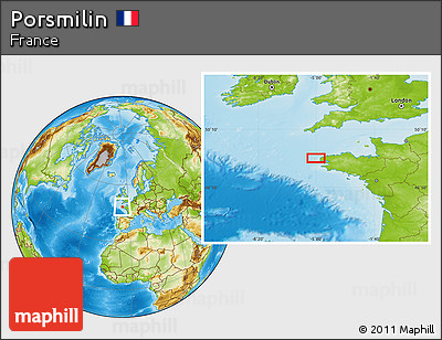Physical Location Map of Porsmilin